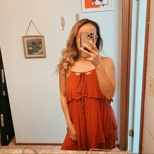 Mauve Babydoll Dress